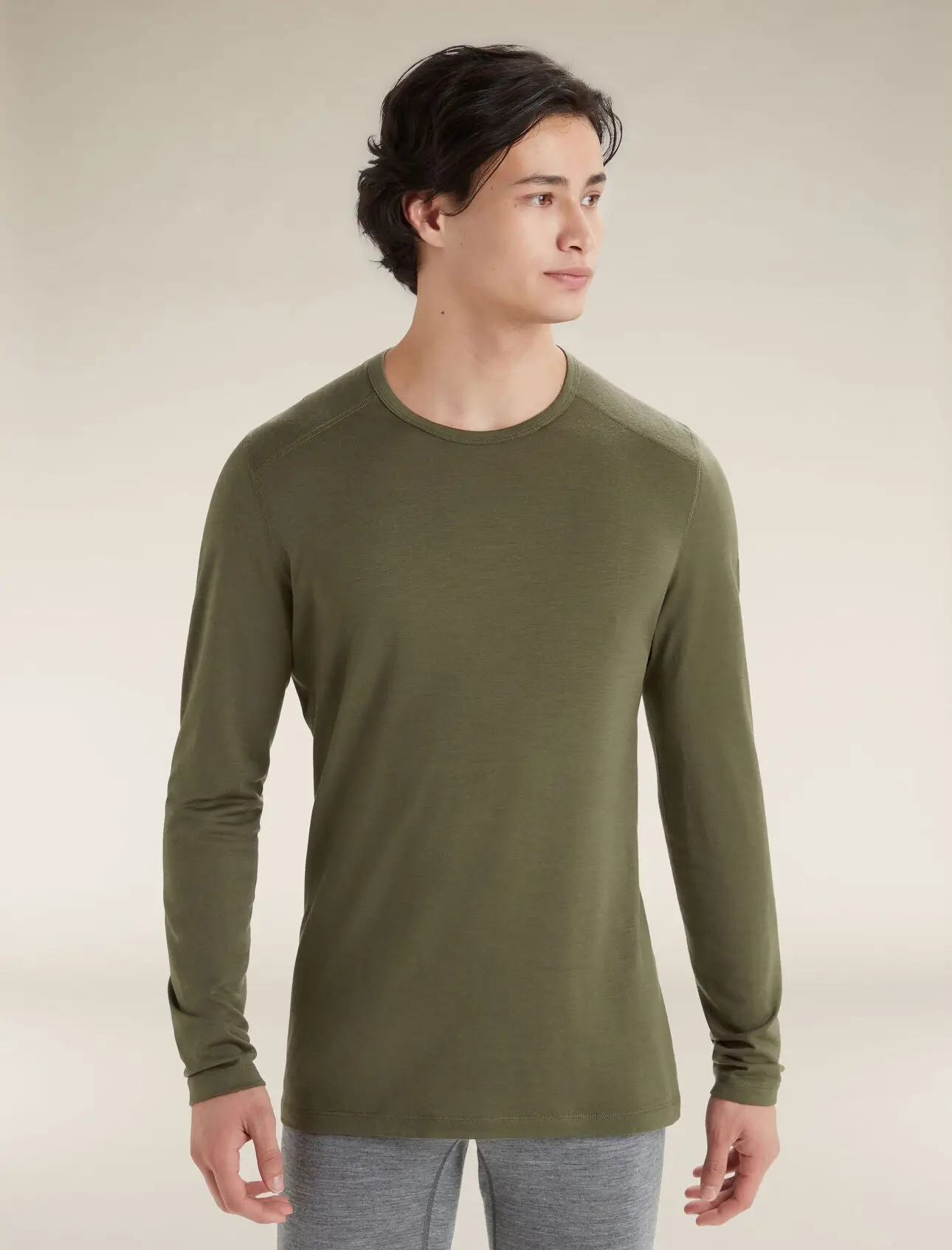 Icebreaker Merino 200 Oasis Long Sleeve Crew Thermal Top (Men's) - Image 20