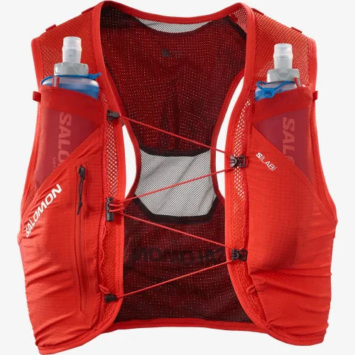 Salomon S/LAB Pulsar 3 With Flasks Vest Backpack (Unisex) - Black White - Image 14