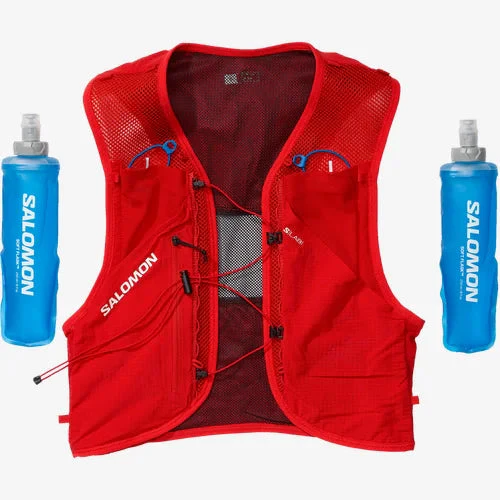 Salomon S/LAB Pulsar 3 With Flasks Vest Backpack (Unisex) - Black White - Image 19