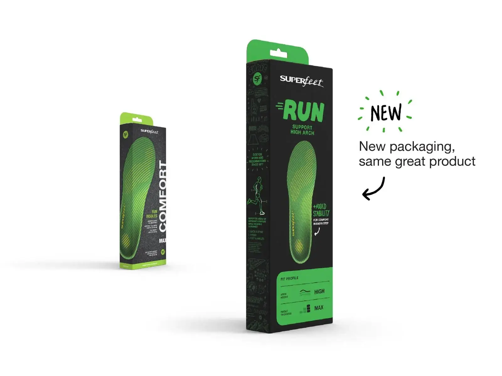 Superfeet Run Support High Arch Insoles (Men's) - Image 6